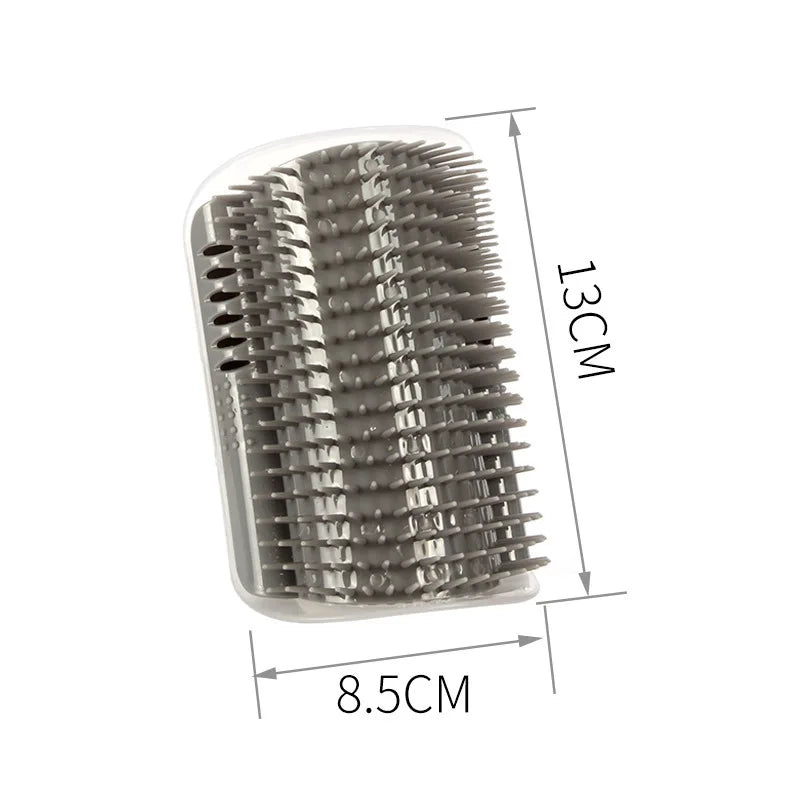 Massage Pet Cat Brush Corner Scrape Hair Removal Beauty Clean Corner Brush Removable Scratcher Comb for Kitten Cat 
