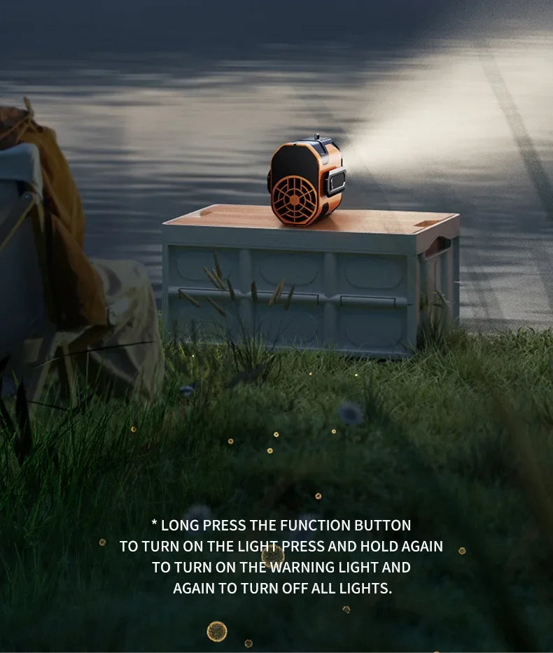 Xiaomi 2025 Waist-hanging Fan High-speed Portable Waist-clip Outdoor Construction Site Cool Down USB Mini Neck-hanging 