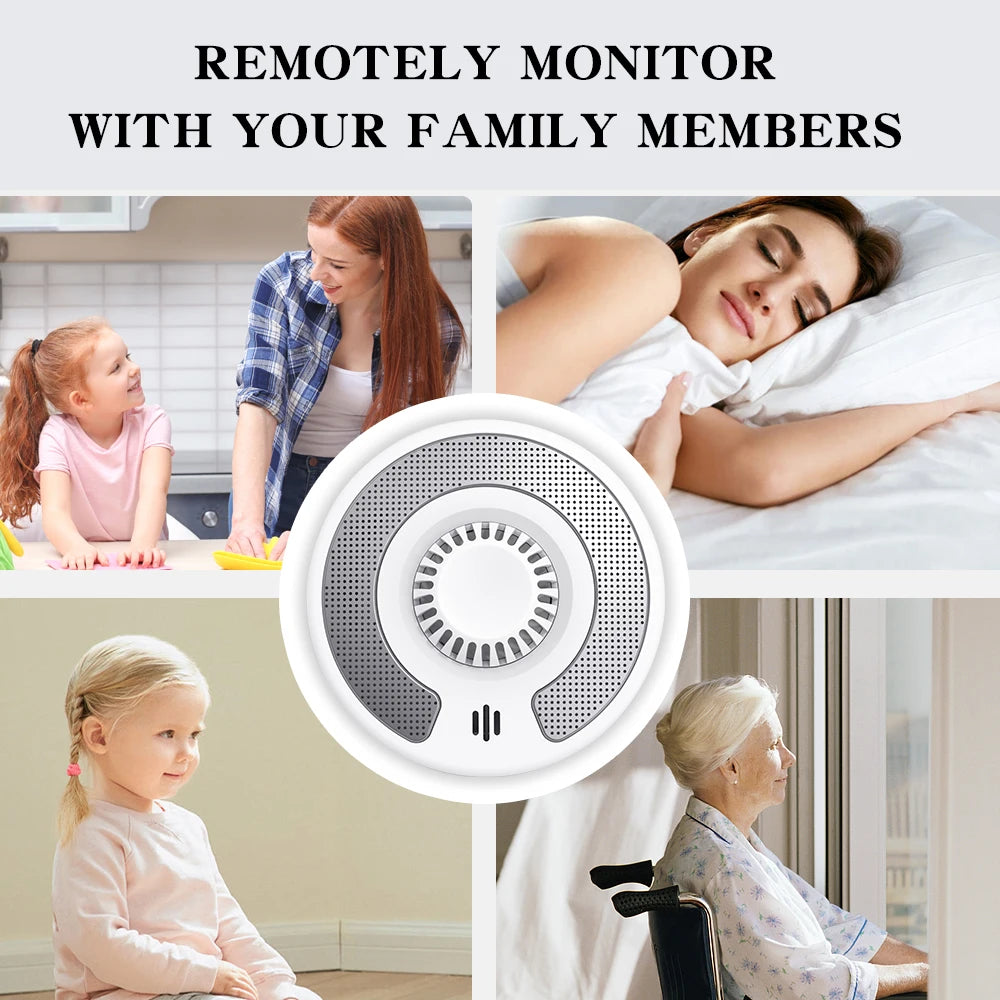 Tuya Combo Smoke & Heat Detector with 10-Year Sealed Battery