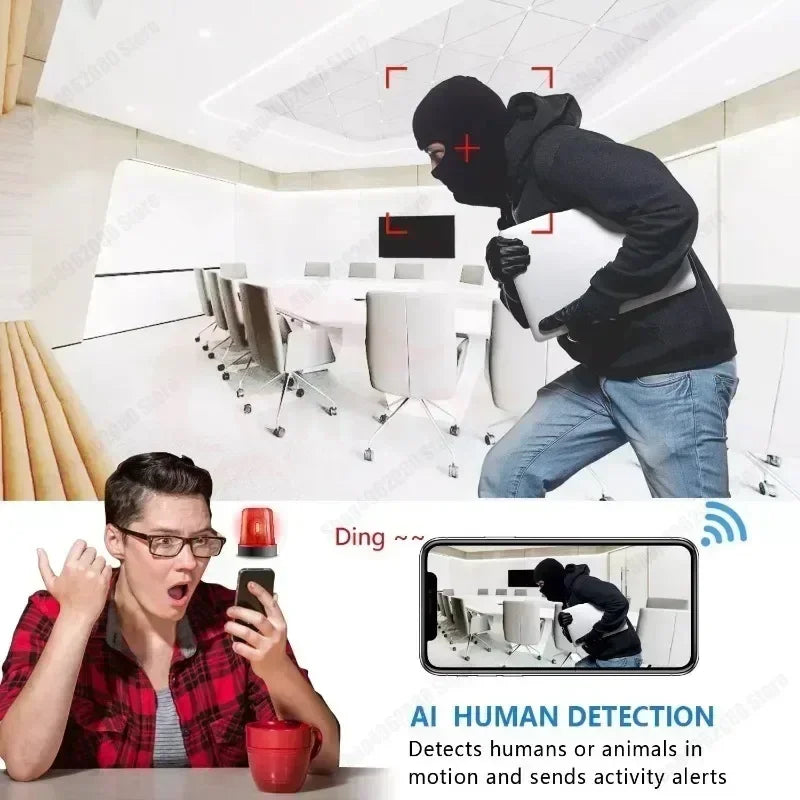 1080P HD Mini Camera WIFI Smart Home Security Protection Smallest Invisible Cam Built-in Battery Night Vision IP Body Cam Espiar