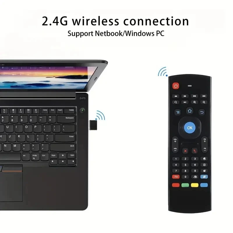 MX3 Air Mouse Remote with Mini Keyboard