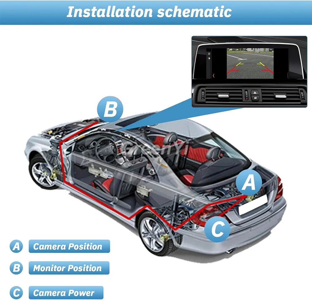 170° Car Rear Camera for Audi & Volkswagen