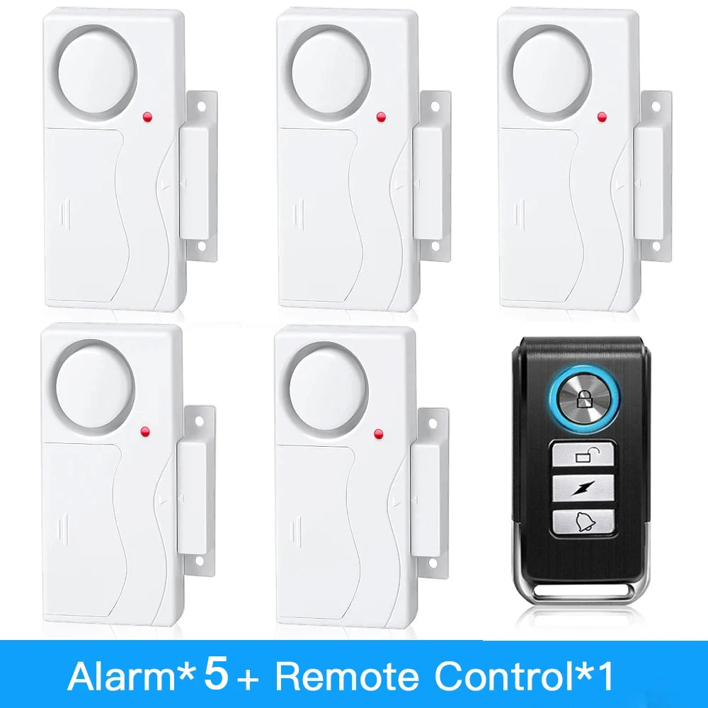 Wireless Door and Window Alarm - Remote Kit Options