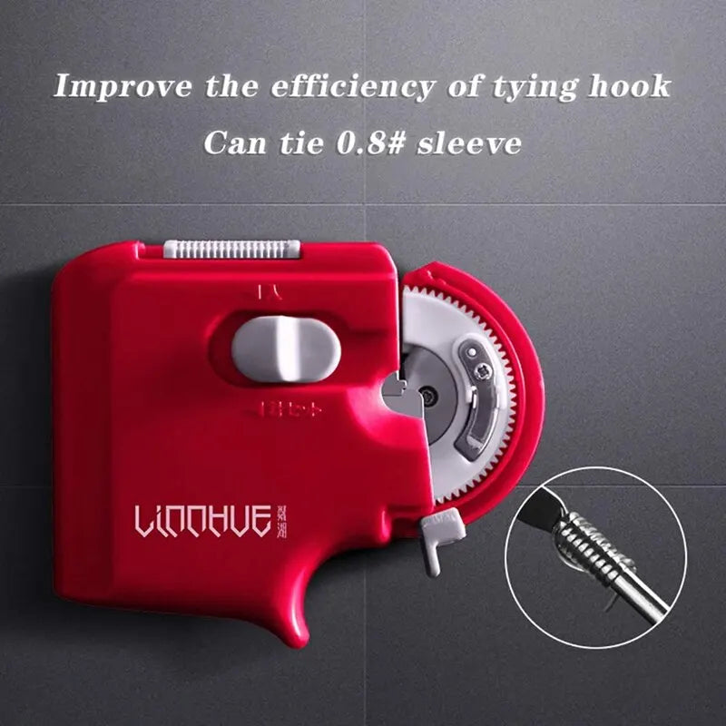 Outil d'attache d'hameçon de pêche électrique
