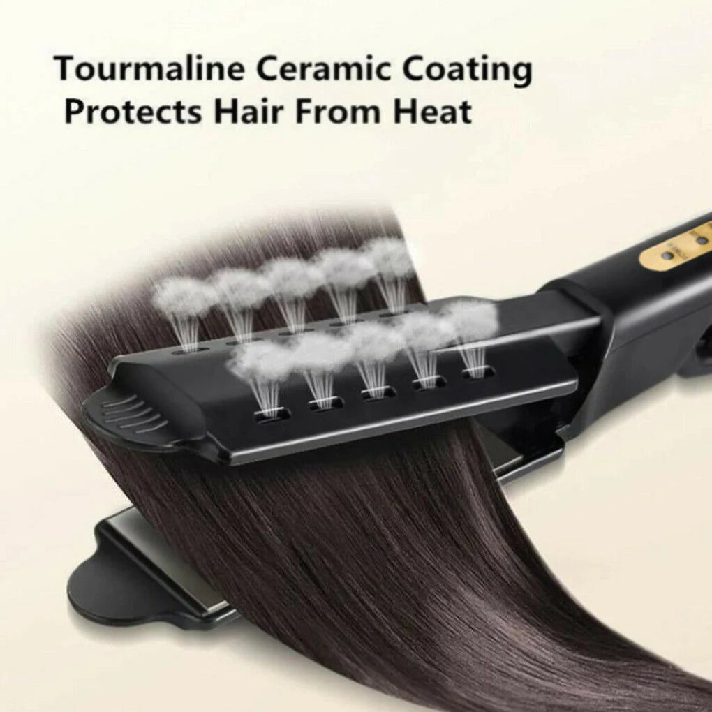 Ceramic Tourmaline Ionic Hair Straightener with Adjustable Heat