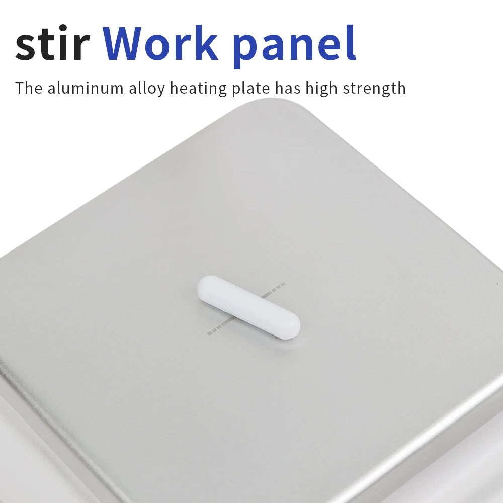 Heating Magnetic Stirrer Digital Display Thermostatic Stirrer Laboratory Hot Plate Magnetic Mixer Adjustable Speed 1600rpm 