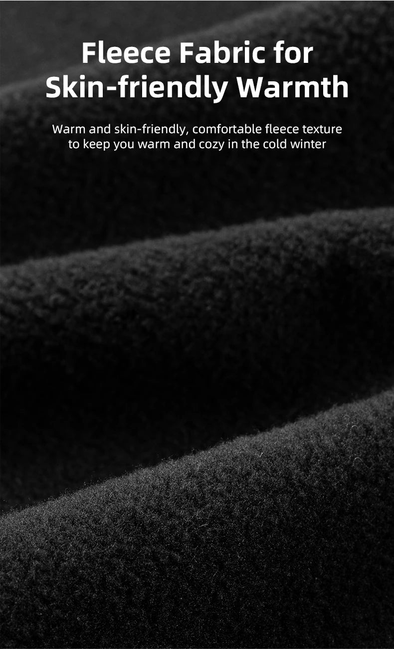 Winter Thermal Cycling Vest Windproof Fleece Sleeveless Jacket