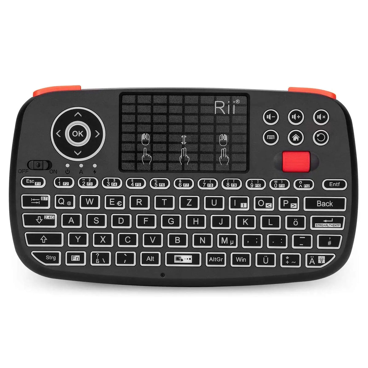I4 Mini Wireless Keyboard with Touchpad