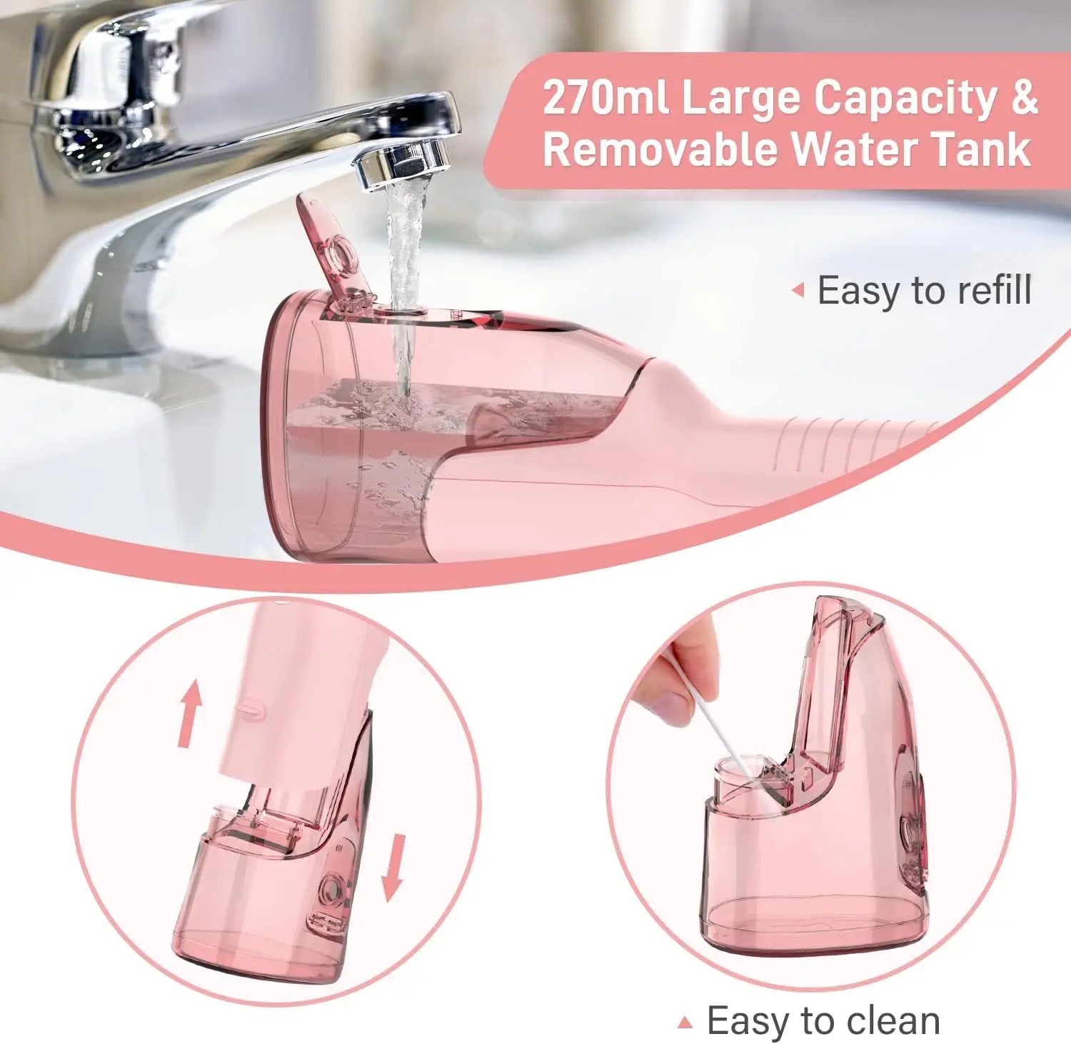 Cordless Electric Water Flosser for Powerful Everyday Oral Care