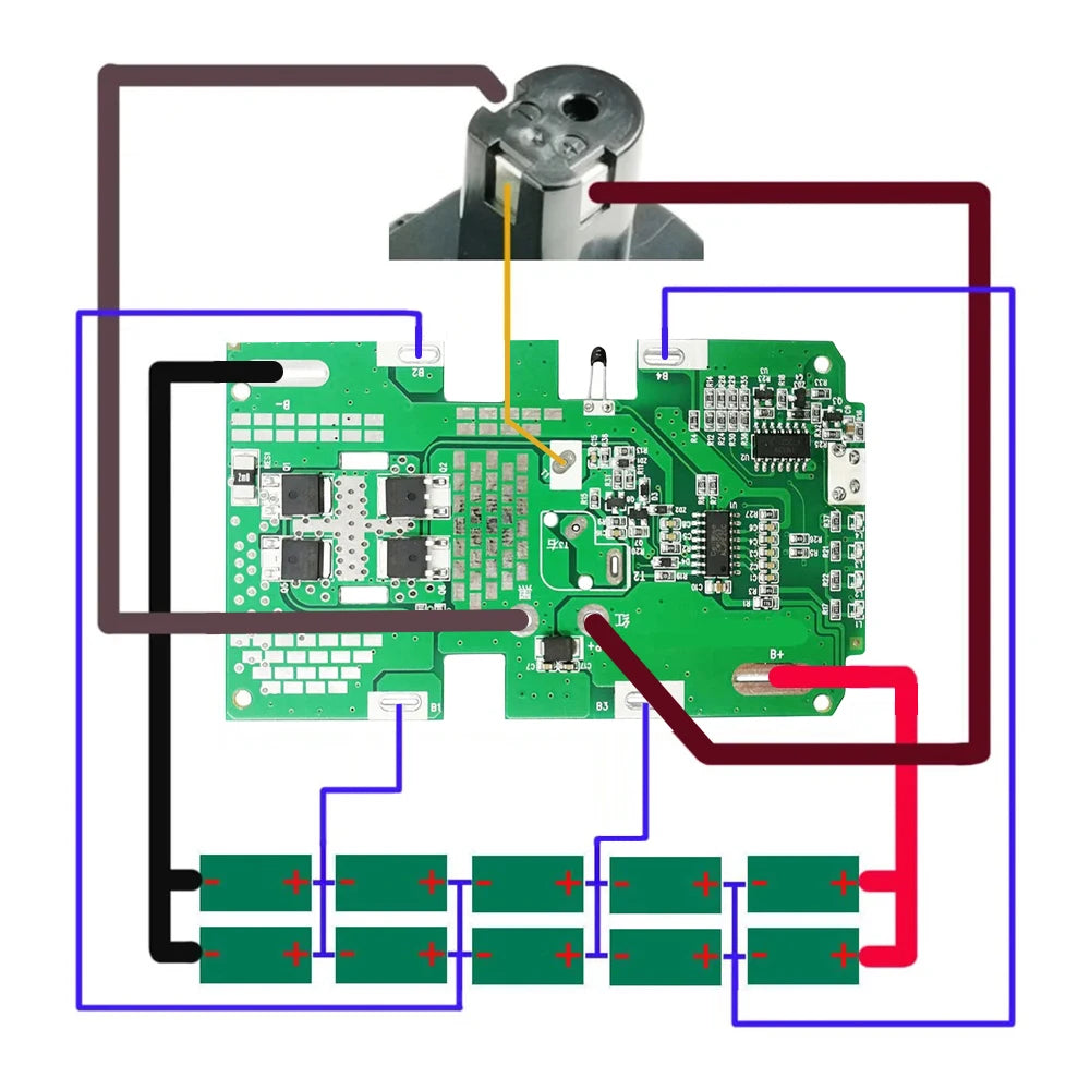 P108 BMS PCBA for Ryobi 18V ONE+ P103 to P108 Battery Packs