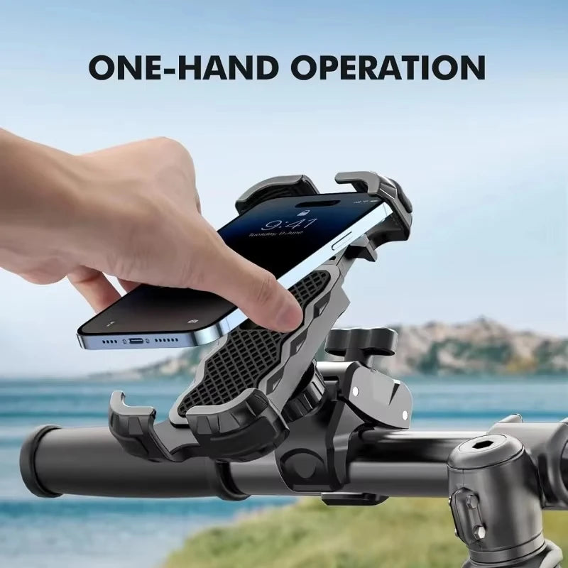 Rotating Bicycle and Motorcycle Phone Holder