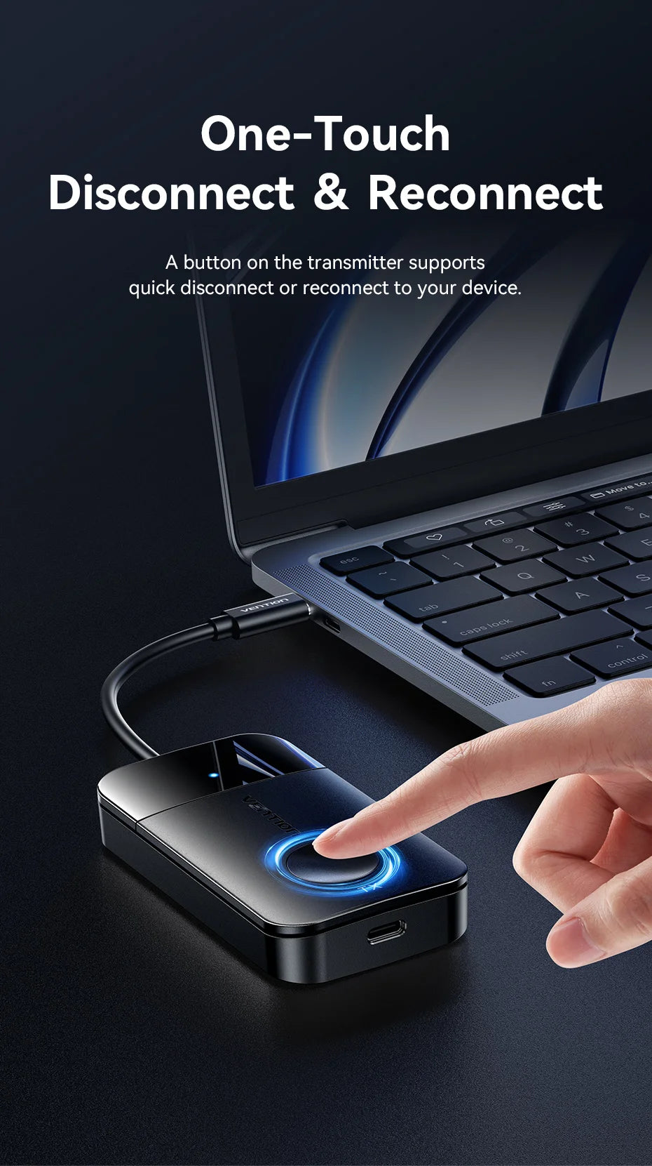 Wireless USB-C to HDMI Transmitter and Receiver Kit