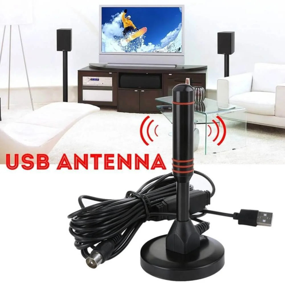 HD Digital TV Antenna Indoor Amplified dab antenna 200 Miles Ultra HDTV With Amplifier VHF/UHF Quick Response Outdoor Aerial Set 