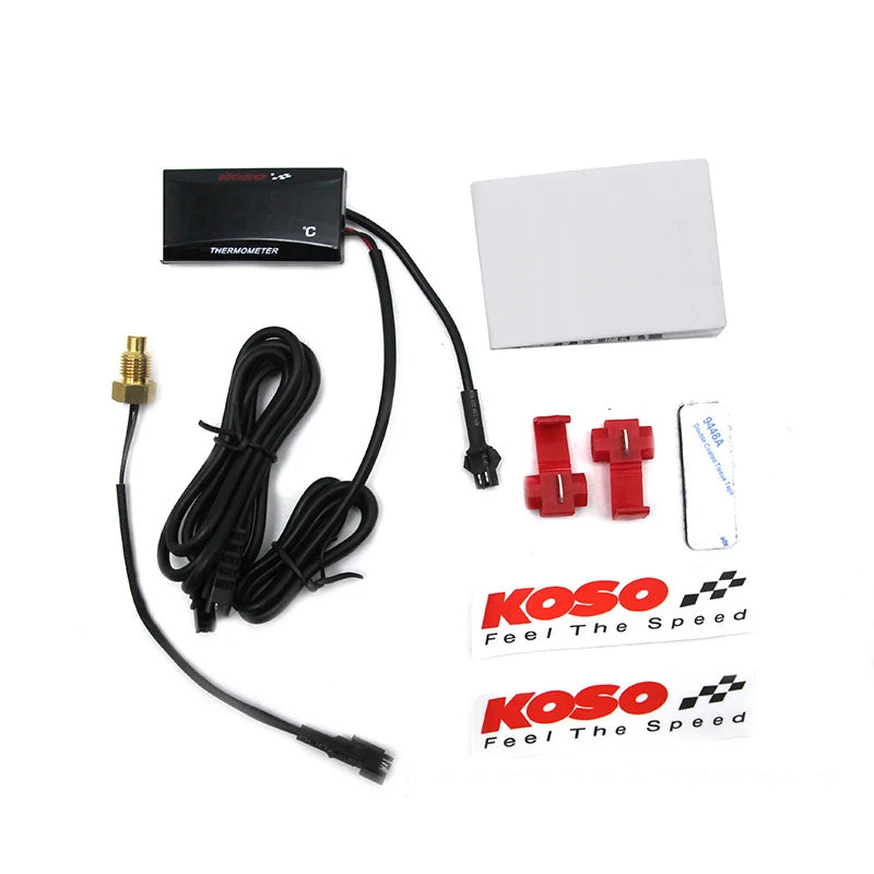 12V Digital Motorcycle Coolant Temperature Meter