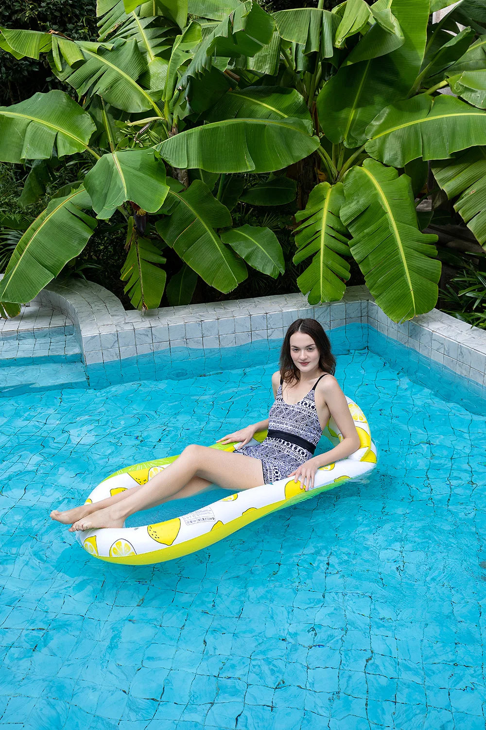 Rooxin Inflatable Water Hammock Floats Bed Swim Ring Tube Swimming Pool Mattresses Sleeping Bed Beach Lounger Chair 