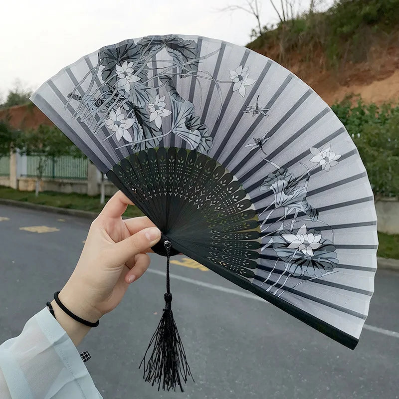 Folding Bamboo Hand Fan in Chinese Style