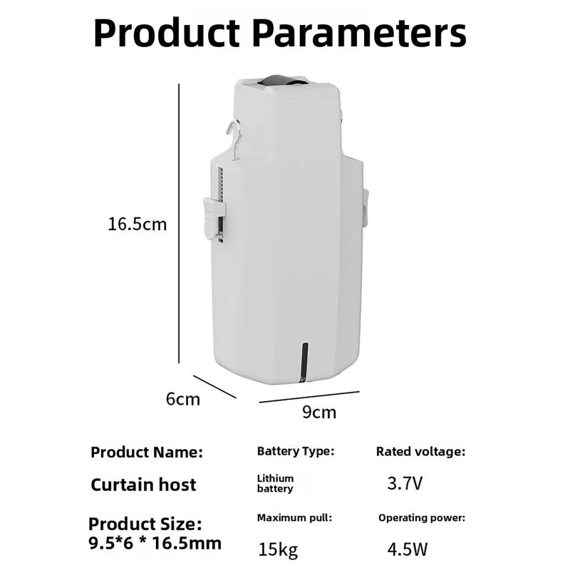 Rechargeable Curtain-Opening Motor