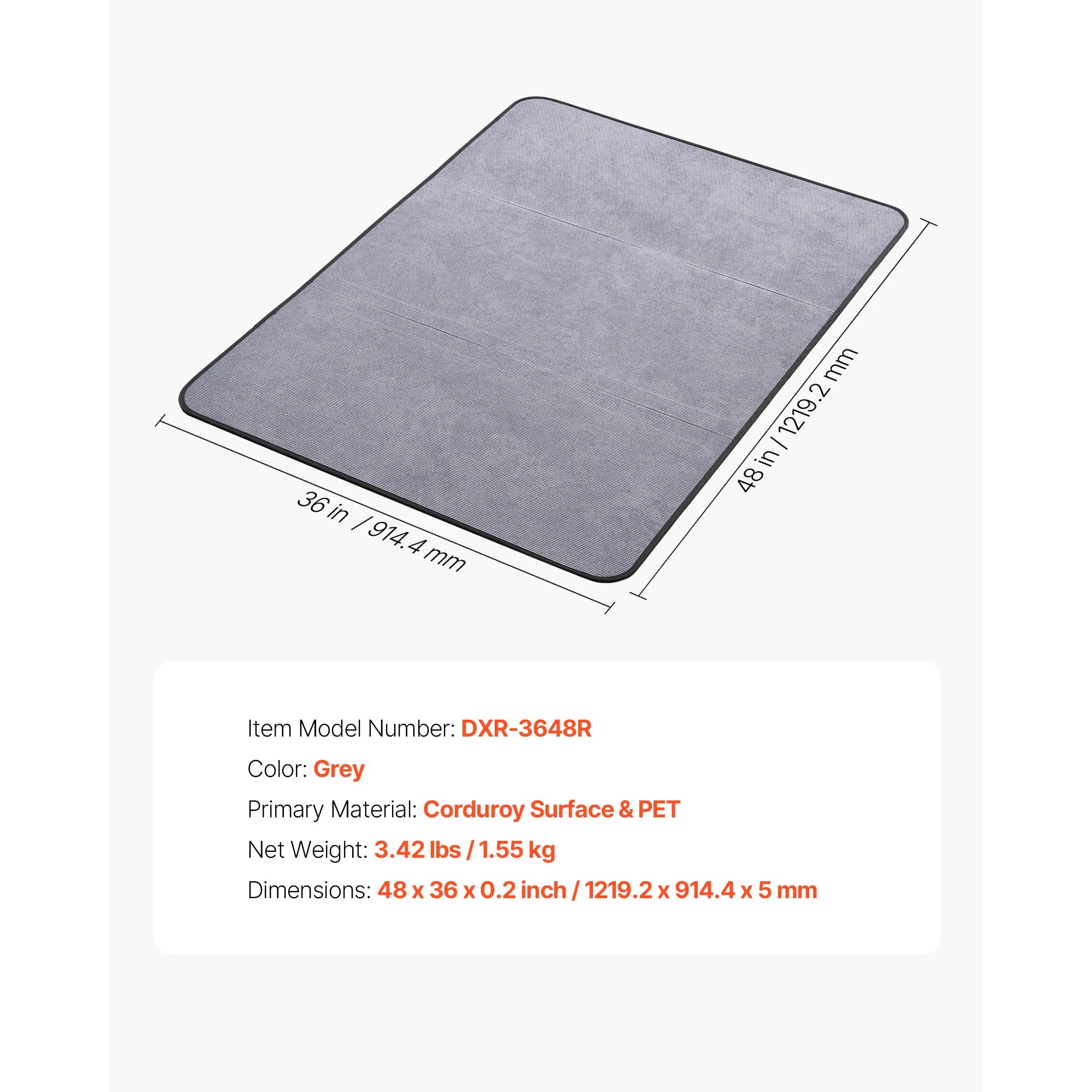 Chair Mat Plastic Floor Protector for Home Office