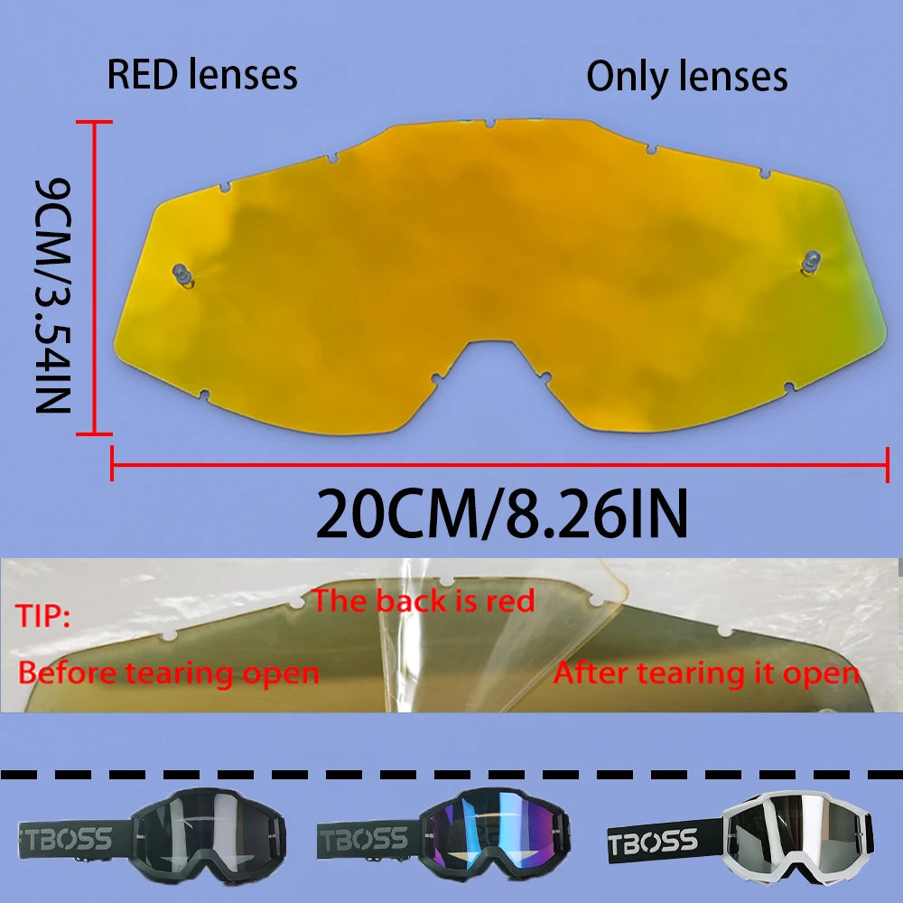 Motorcycle Goggles Dustproof Racing Glasses for Men & Women