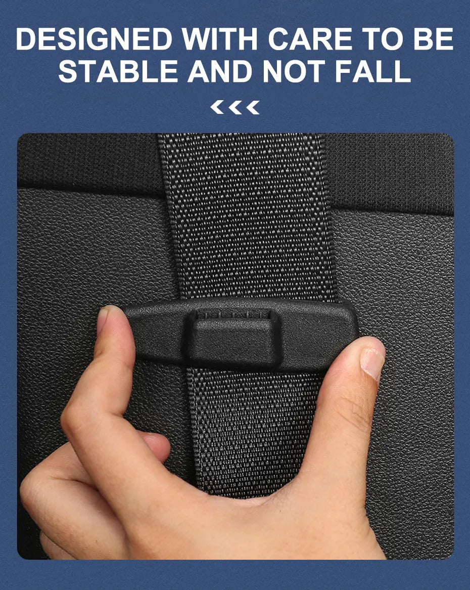 SEAMETAL 2pcs Car Seat Belt Holder Clip ABS Safety Belt Clip Prevent Falling Universal Seat Belt Accessories Stay in Position