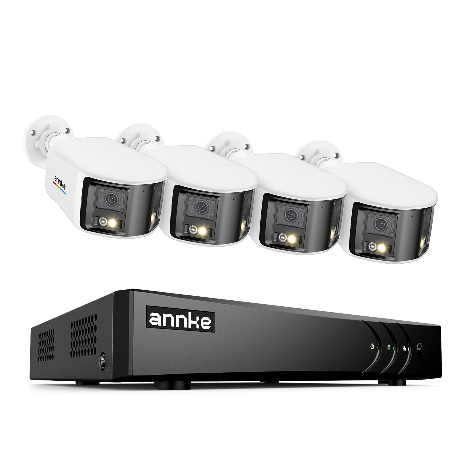 ANNKE 8CH 3K Dual-Lens Wired Security Camera System, 8 Cameras