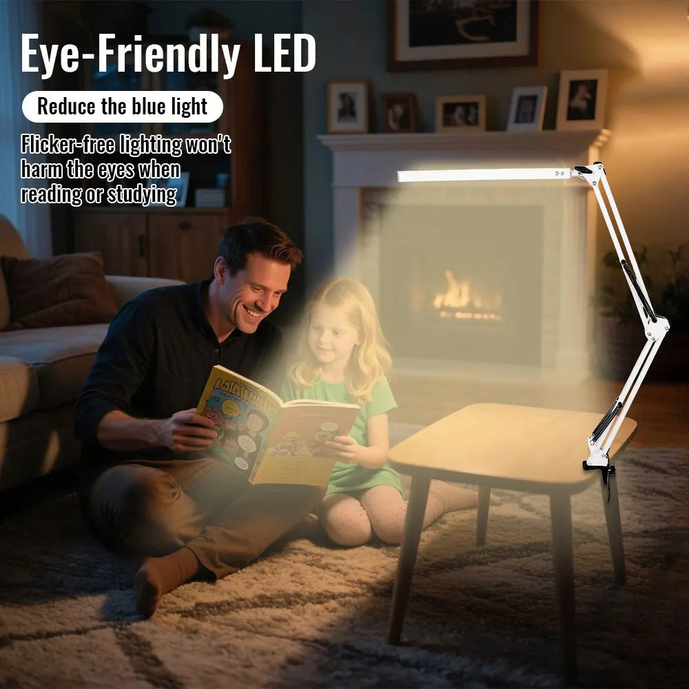 Adjustable USB LED Desk Lamp with Folding Arm