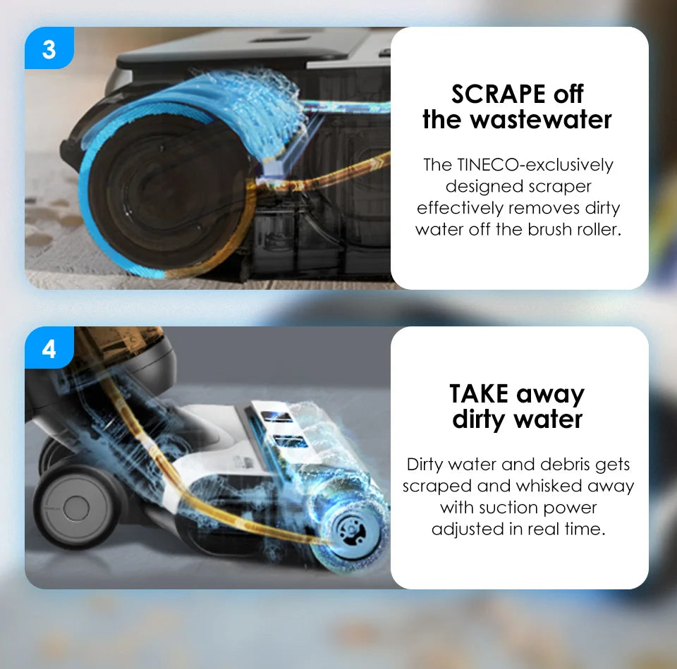 Aspirapolvere bagnato e asciutto combinato Tineco Floor One S5