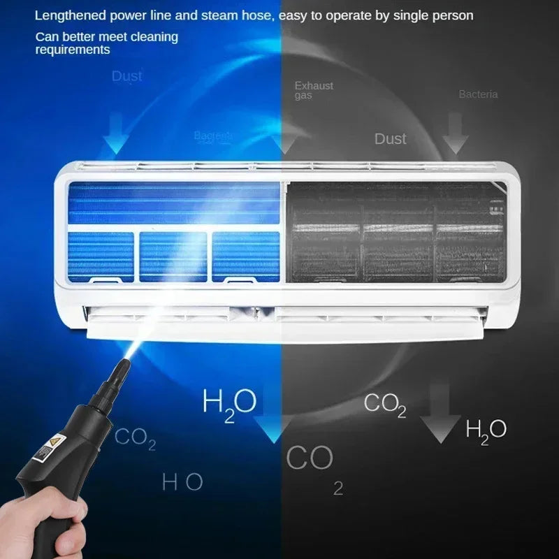 2500W Handheld Steam Cleaner for Deep Home and Car Cleaning