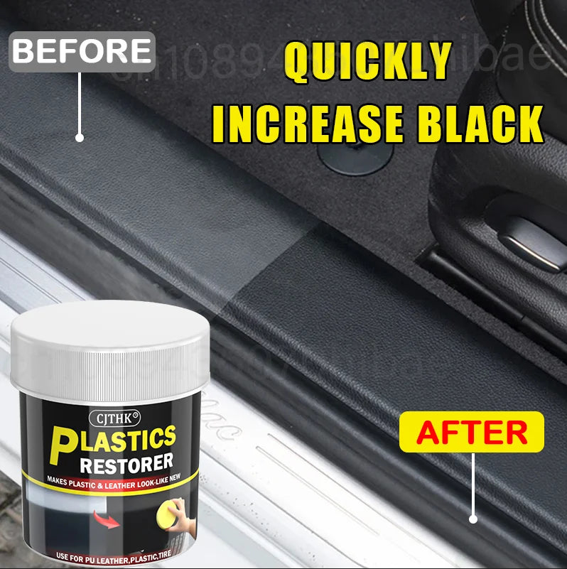 150g Auto Plastika Restorer Povratak U Crno Sjaj Auto Čišćenje Proizvodi Plastika Koža Obnova Autopoliranje Popravak Premaz Renovator