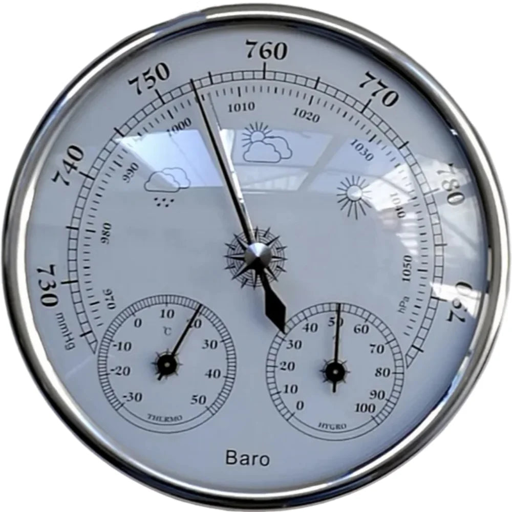Barometru Aneroid Trei-in-Unul