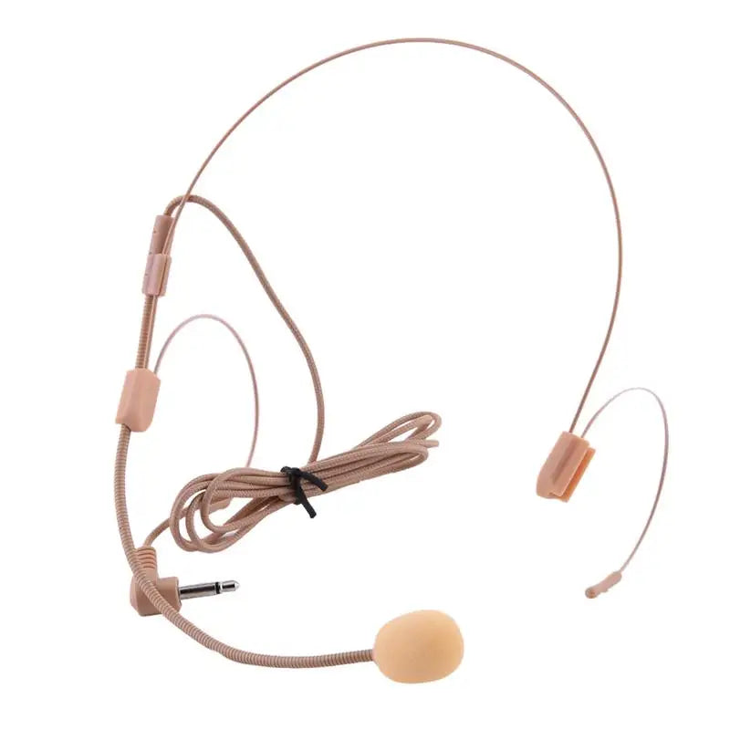 Dual Ear Hook Headset Microphone with 3.5 mm Plug for Speech