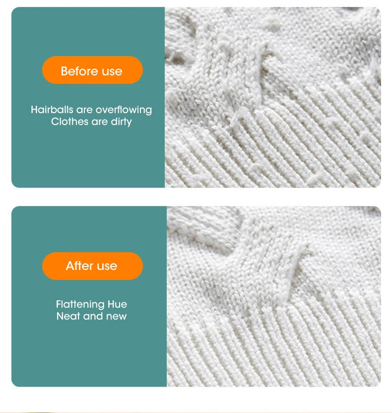 Electric Lint Remover For Clothes Fuzz Pellet Sweater Fabric Hair Ball Trimmer Portable USB Charging Detachable Cleaning 