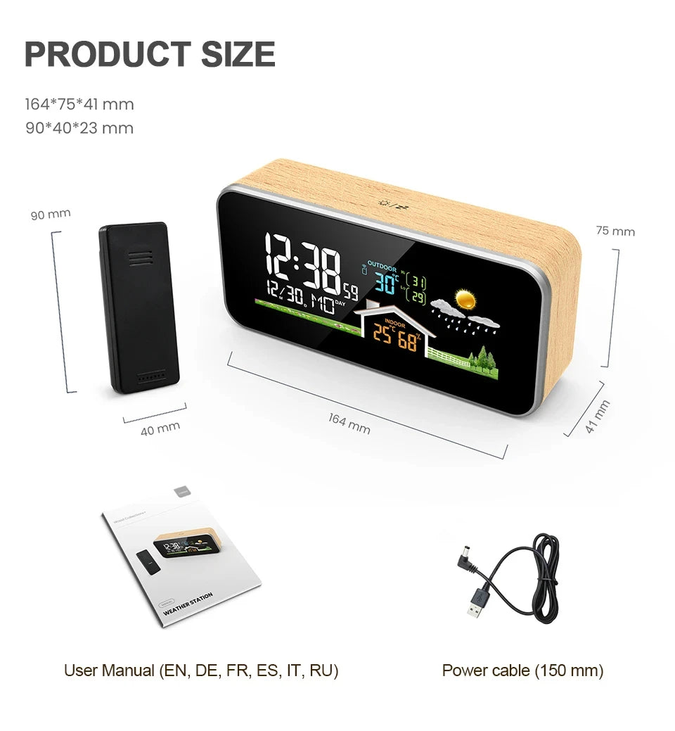 Digital Weather Station and Alarm Clock - Options