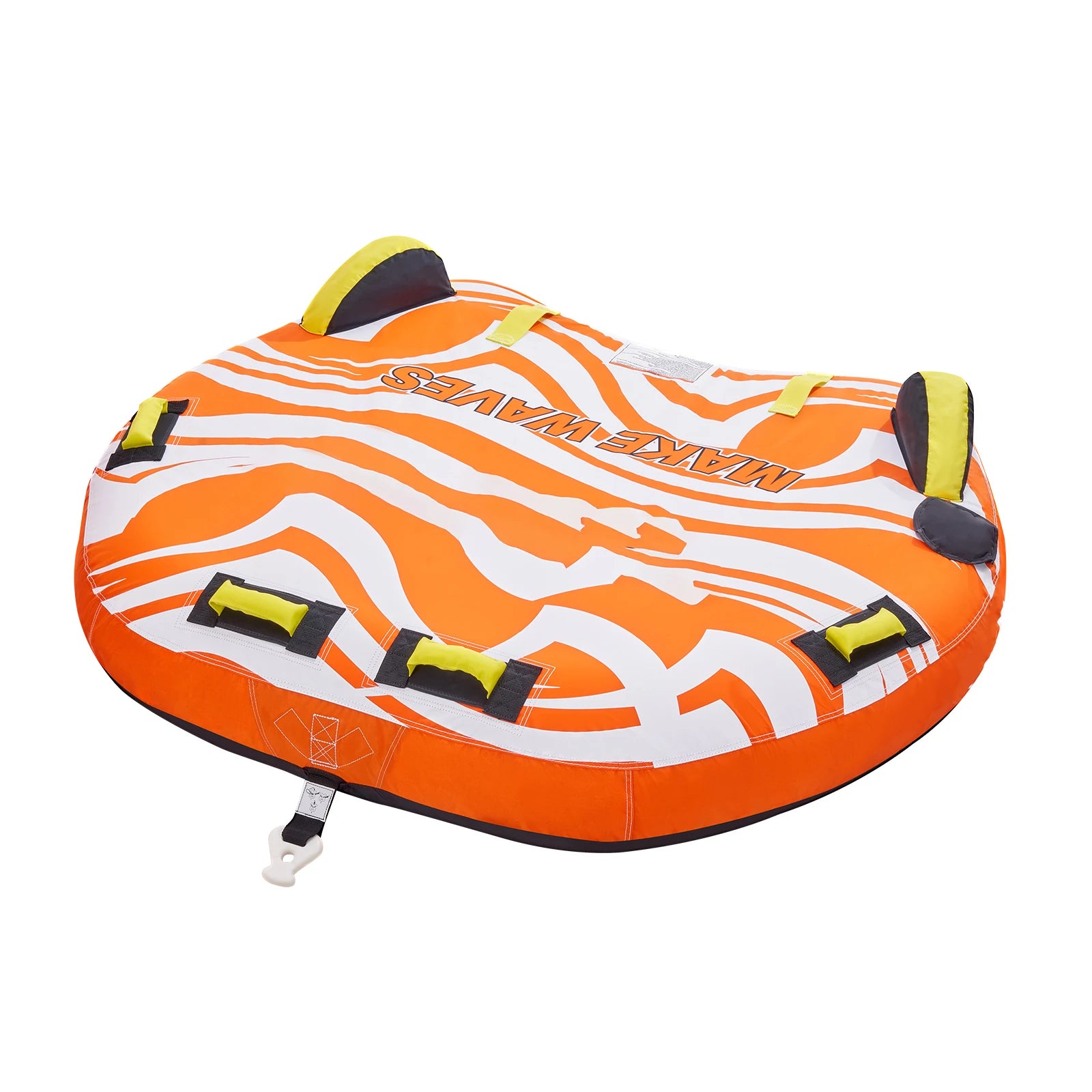 SucceBuy 1-2Riders Towable Tubes for Boating Inflatable Towable Tube for Boat to Pull 340lbs Boat Tubes with Fin for Water Sport