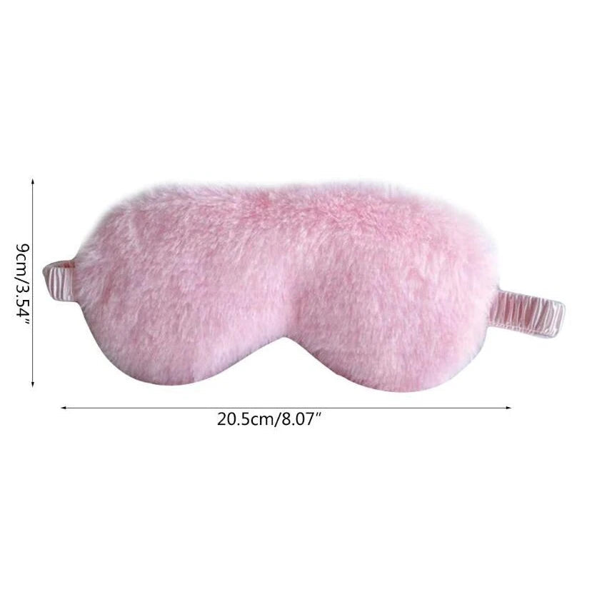 Sleeping Mask Sleeping Blindfold Soft Plush Eye Masks Cute Love Cloud Eye Cover Plush Mask Eyepatch Nap Health Eye Cover 
