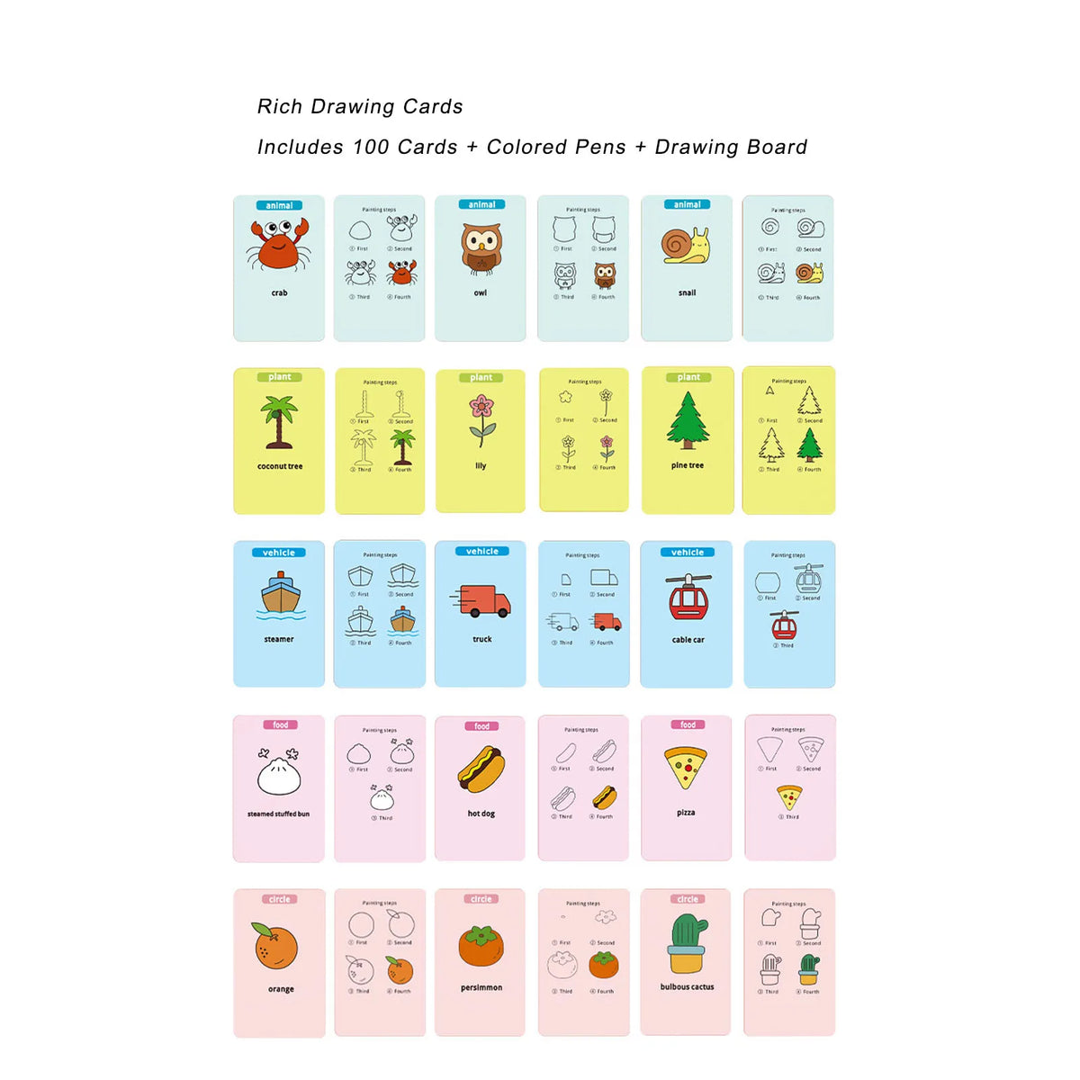 Children's Drawing Robot with Activity Cards