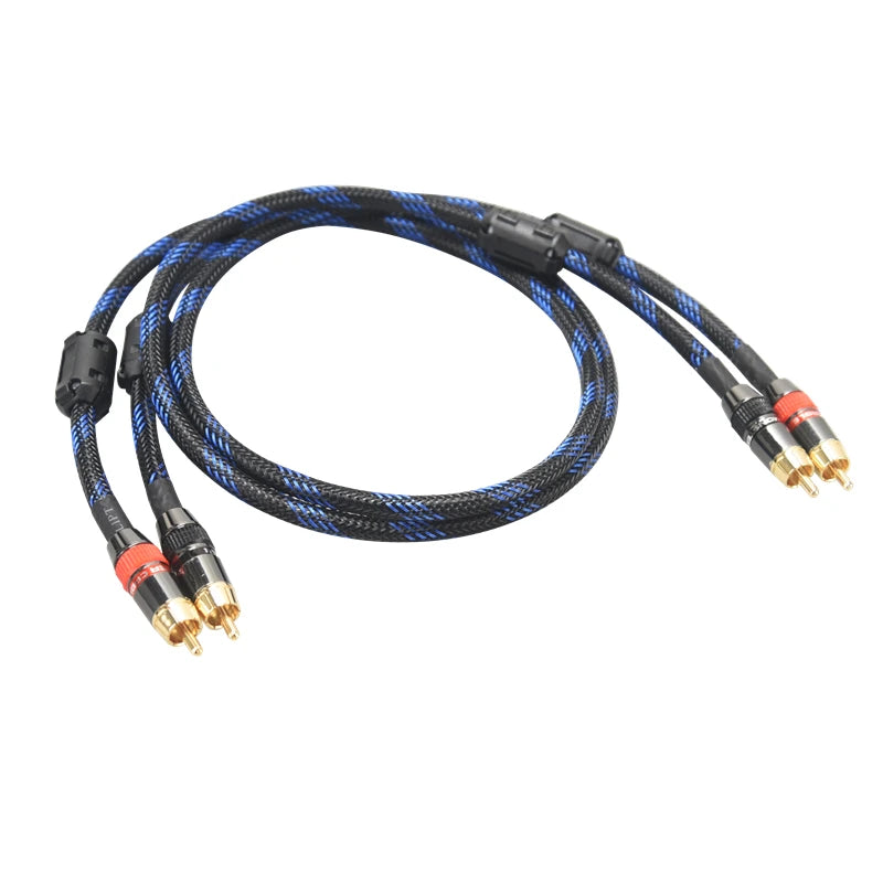 Cablu audio RCA stereo ecranat