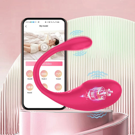 Drahtlose Bluetooth G-punkt Vibrator für Frauen Dildo APP Fernbedienung Tragen Vibrierende Ei Klitoris Weibliche Höschen Sex Spielzeug für erwachsene