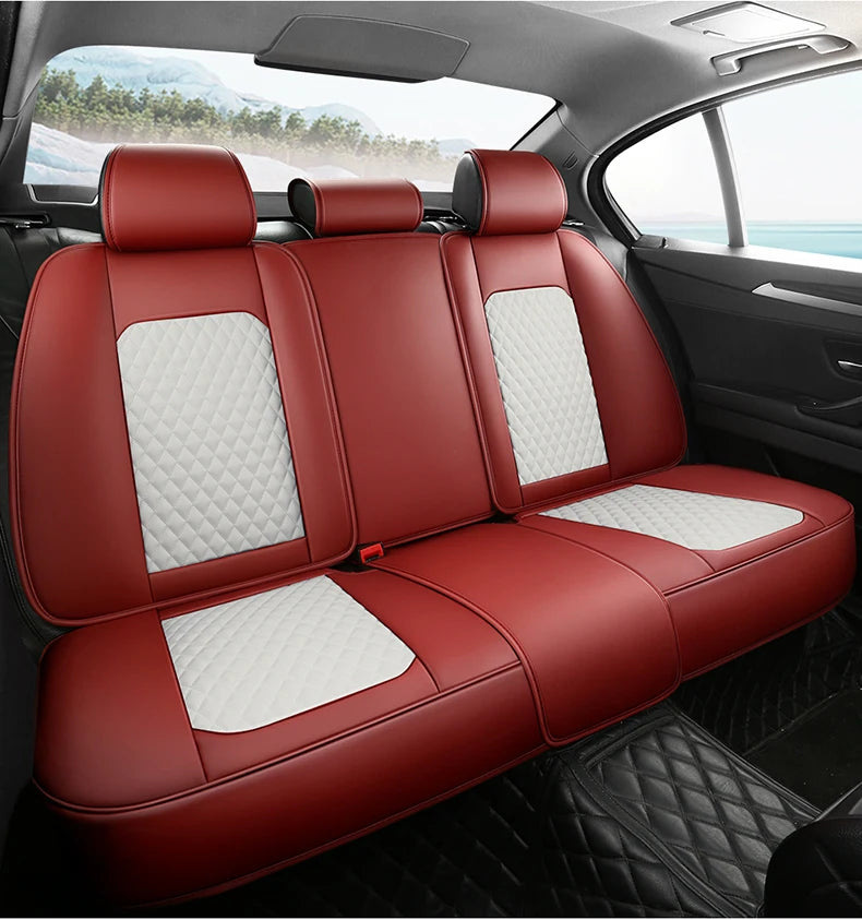 Універсальні чохли на автокрісла – комплект повного покриття з нубукової шкіри Nappa
