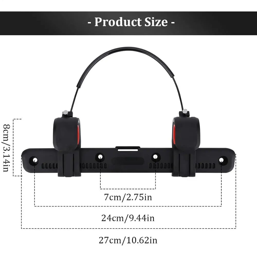 Adjustable Luggage Clip Bicycle Side Bag Buckle Bicycle Saddle Rack Bag Clip Motorcycle Pannier Accessories For Bike Riding