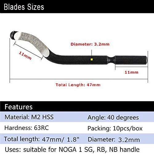 Hand Deburring Tool and Replacement Blade Options