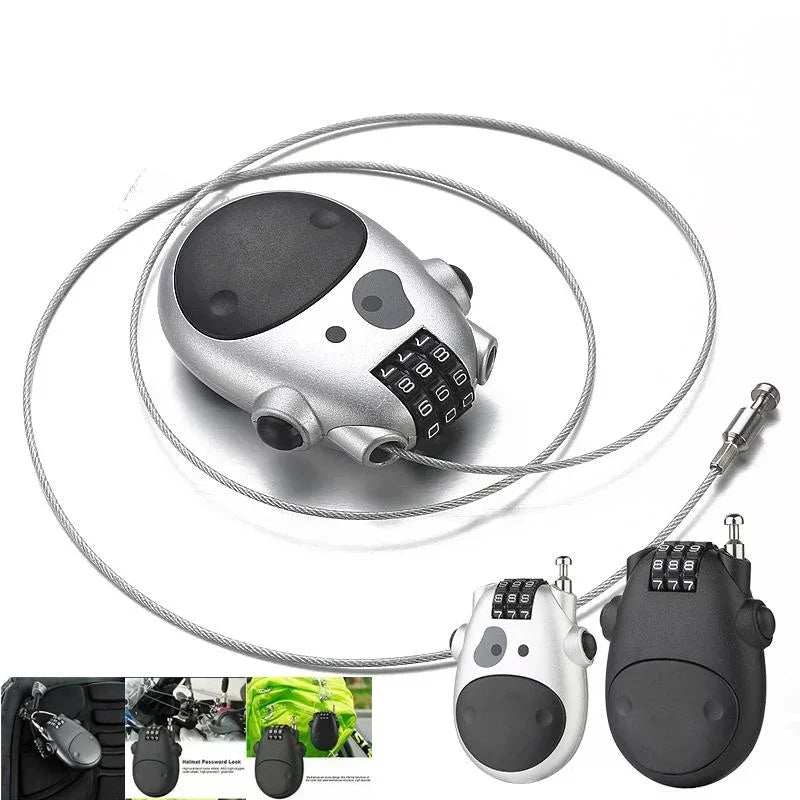 Retractable Combination Cable Lock