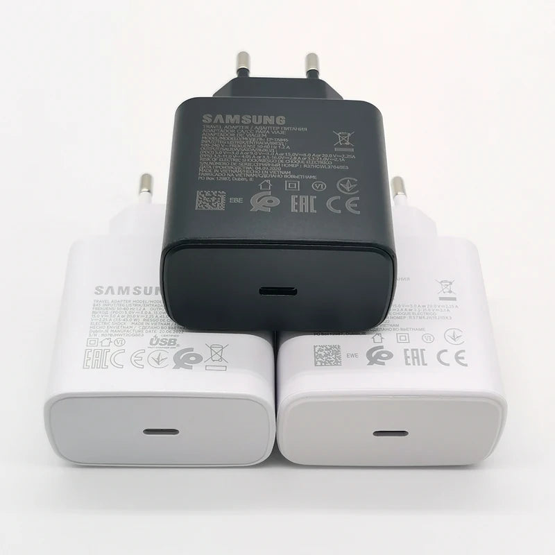 Samsung 45w Charger Super Fast Charge Adapter 1.8M Type C For Galaxy S24 S23 S22 S21 S20 Note 20 Ultra 10 Z Flip Fold 6 5 4 3 2 Spy-shop.com