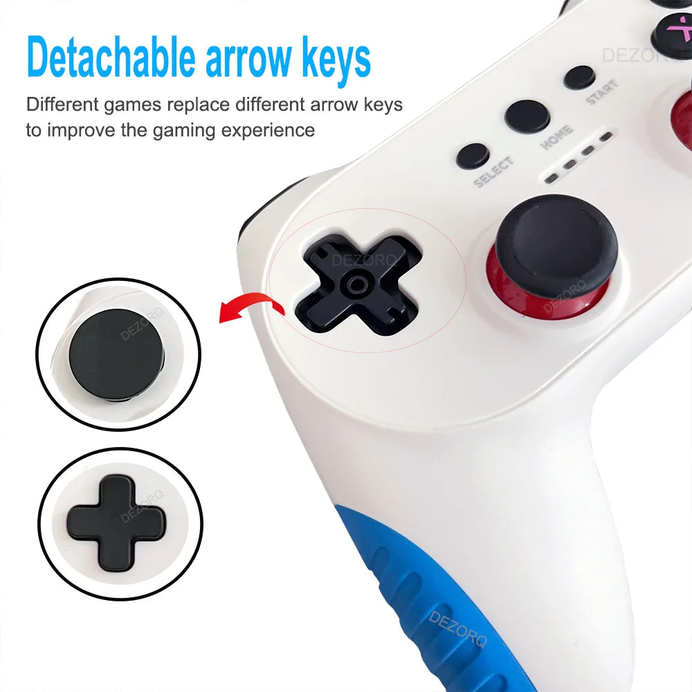 128G X10 PRO GameStick 4K HD TV Video Game Console  S905 X3 Retro Games Dual 2.4G Controller