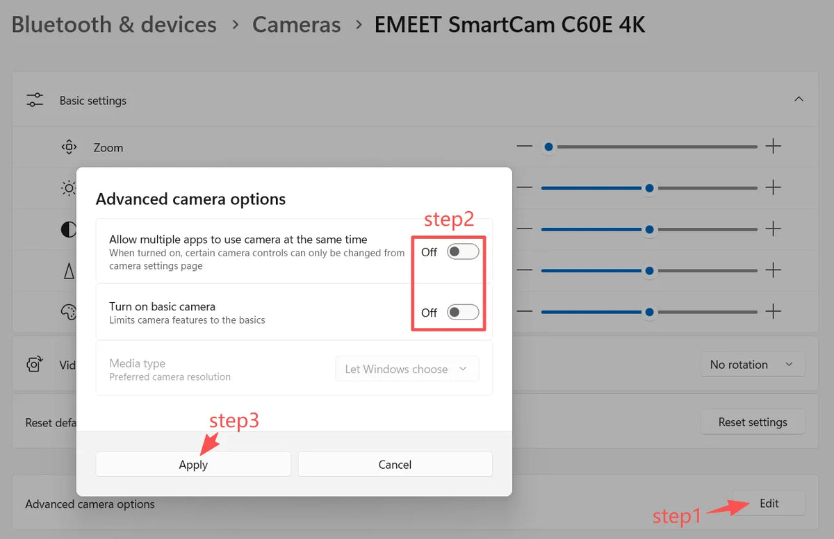 4K USB Webcam with Autofocus, Dual Microphones & Privacy Cover