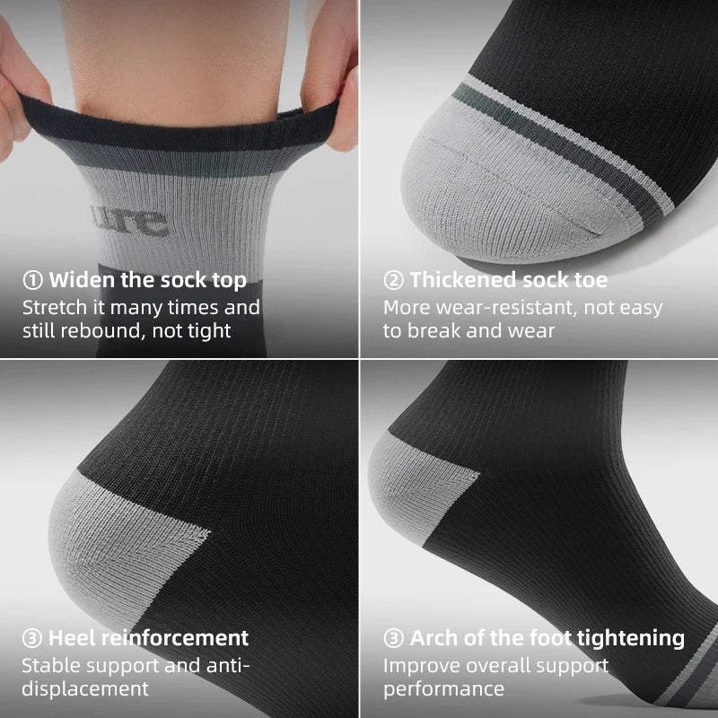 Waterproof Knee-High Hiking Socks for Outdoor, Snow, and Cycling