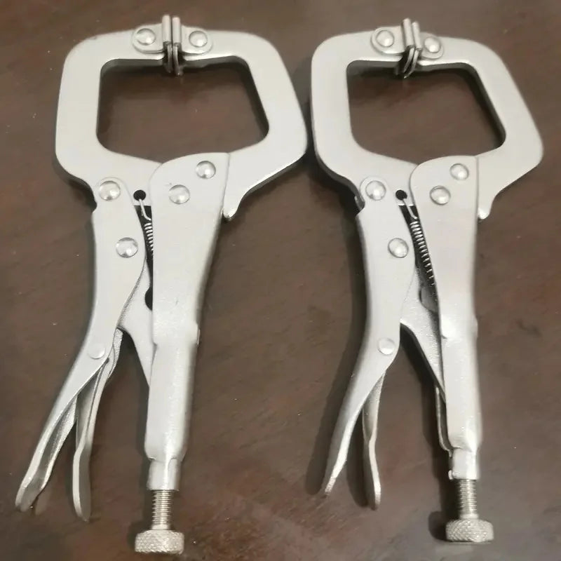 Adjustable Locking C-Clamp Pliers - Pack Options