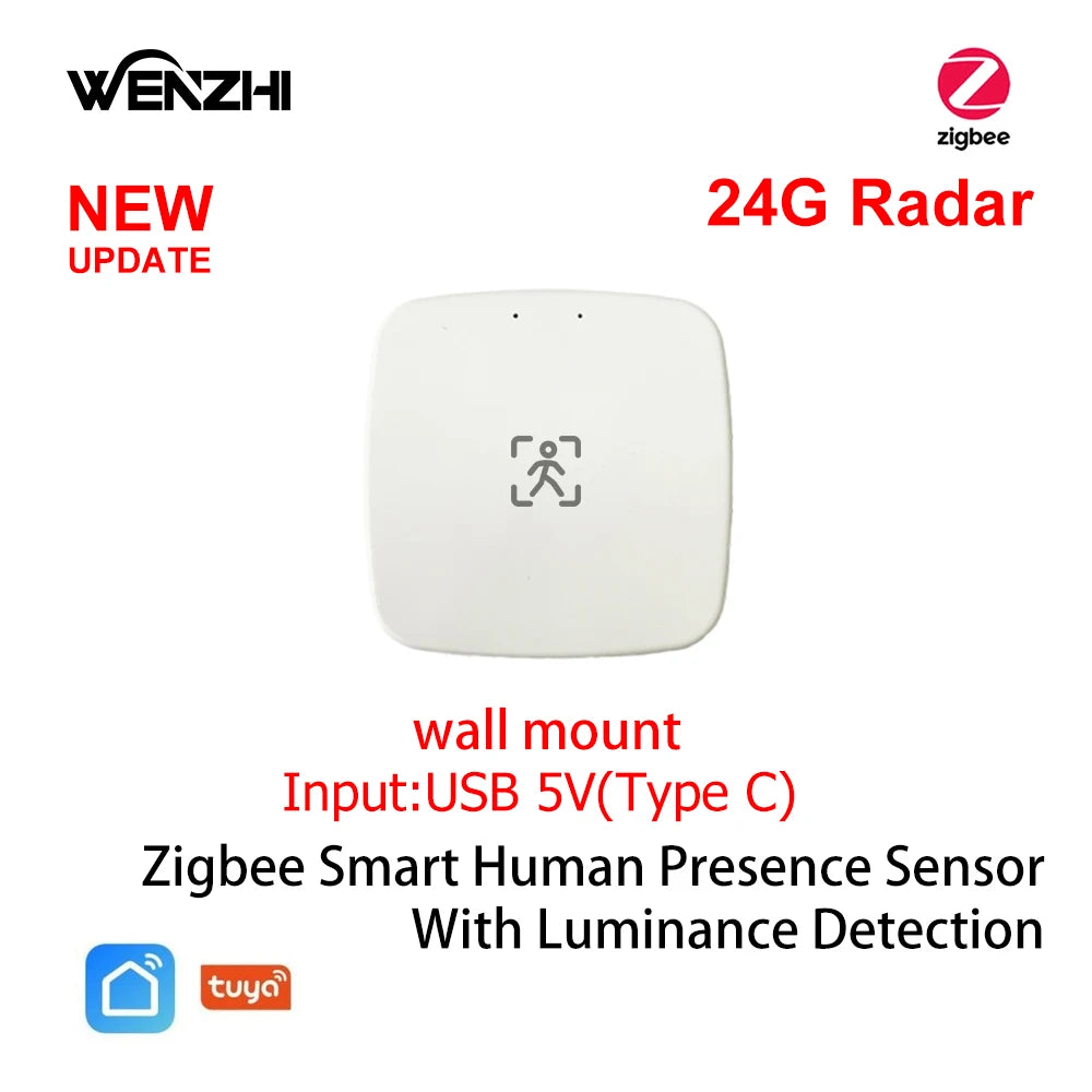 Tuya mmWave Presence Sensor - Mount and Radio Options