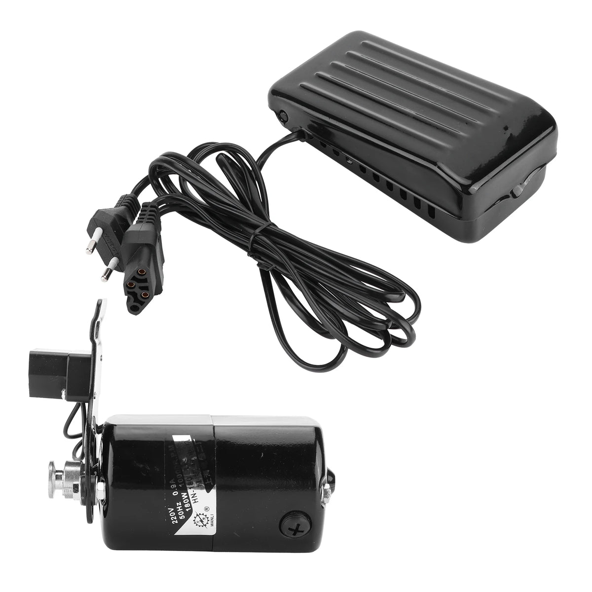 Silnik do domowej maszyny do szycia Silnik do szycia Maszyna do szycia Zestaw z pedałem kontrolnym Pasek 180W wtyczka EU 220V