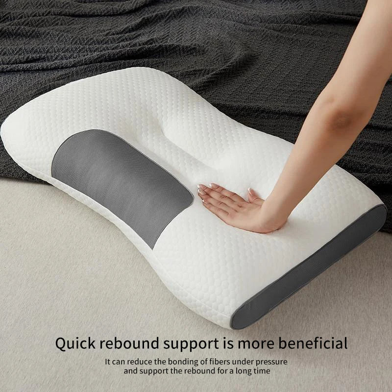 Neck Pillow Help Sleep And Protect The Neck Cervical Orthopedic Household Soybean Fiber SPA Massage Pillow For Sleeping New 